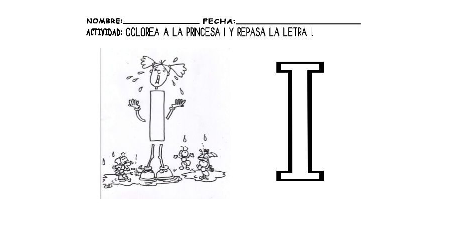 Fichas de la I mayúscula 2