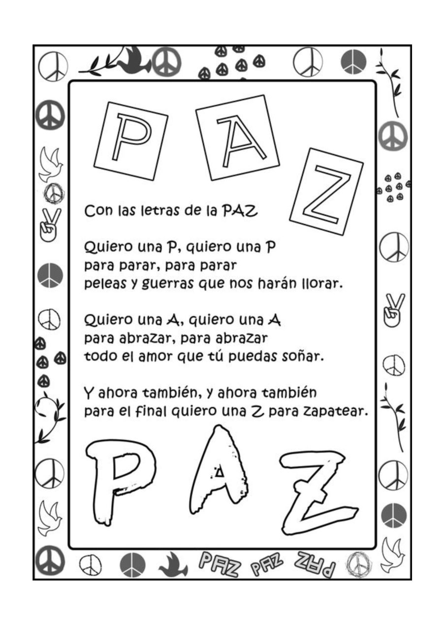 Ficha Día de la Paz Actividad 3