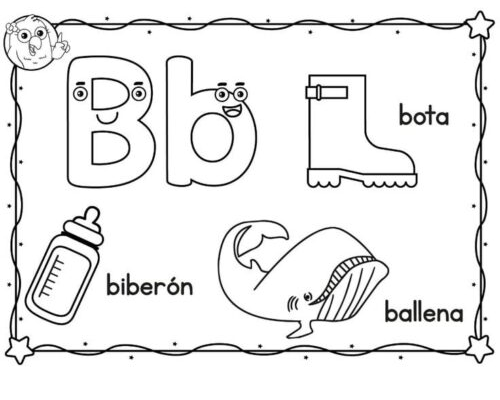 Fichas de la B para imprimir 1