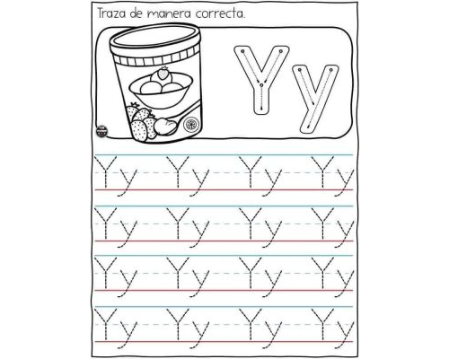 Fichas de la y minúscula 1