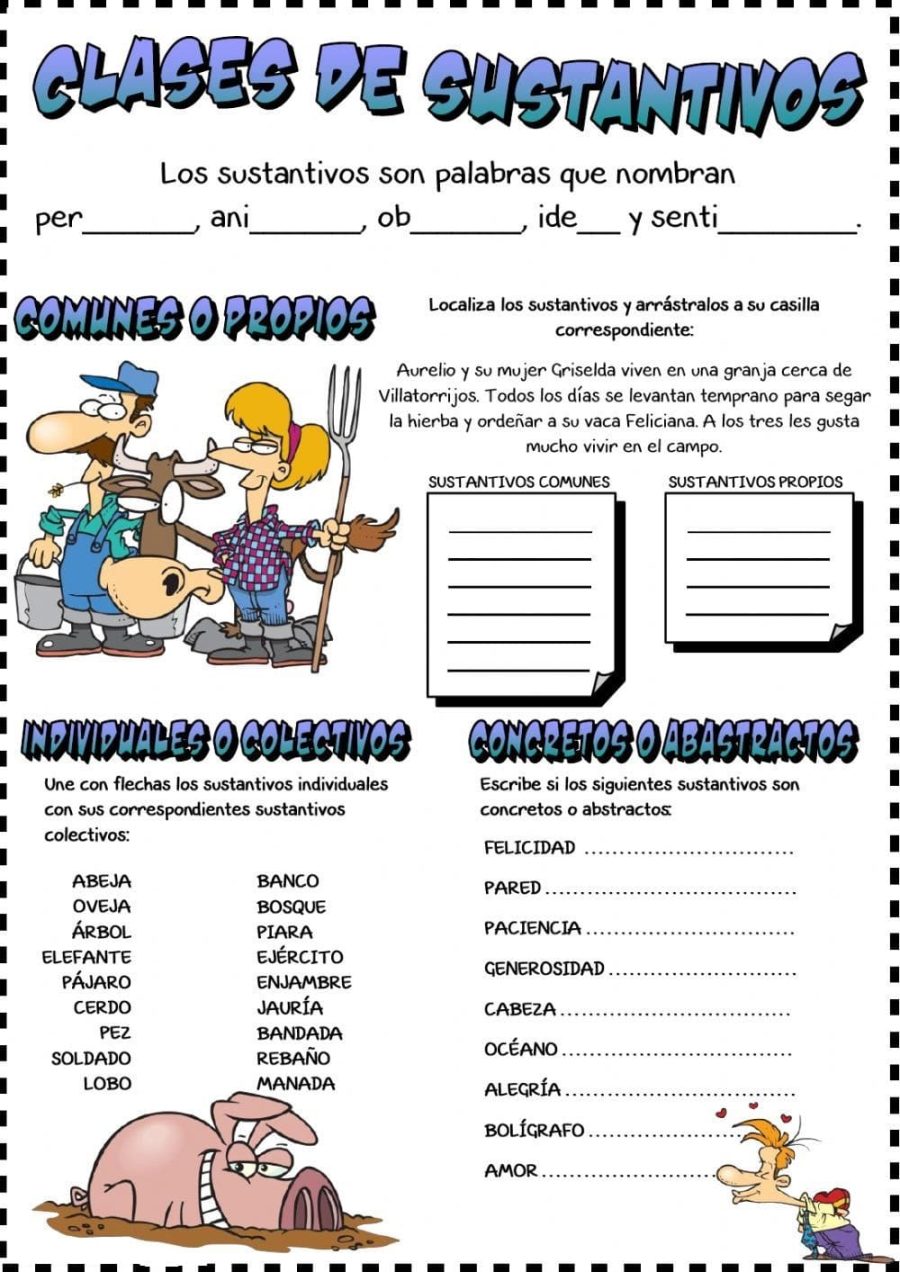 Uso de sustantivos en diferentes contextos 2