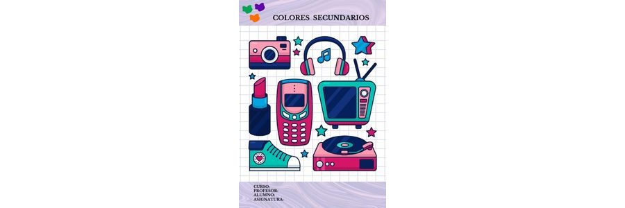 Fichas de colores secundarios para imprimir 1
