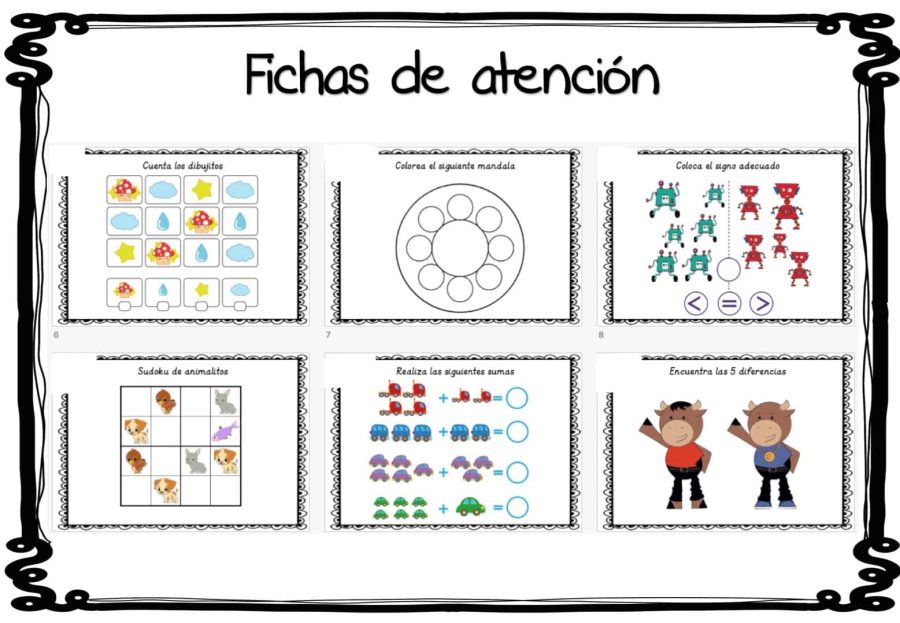 Actividades de Atención y Concentración 1