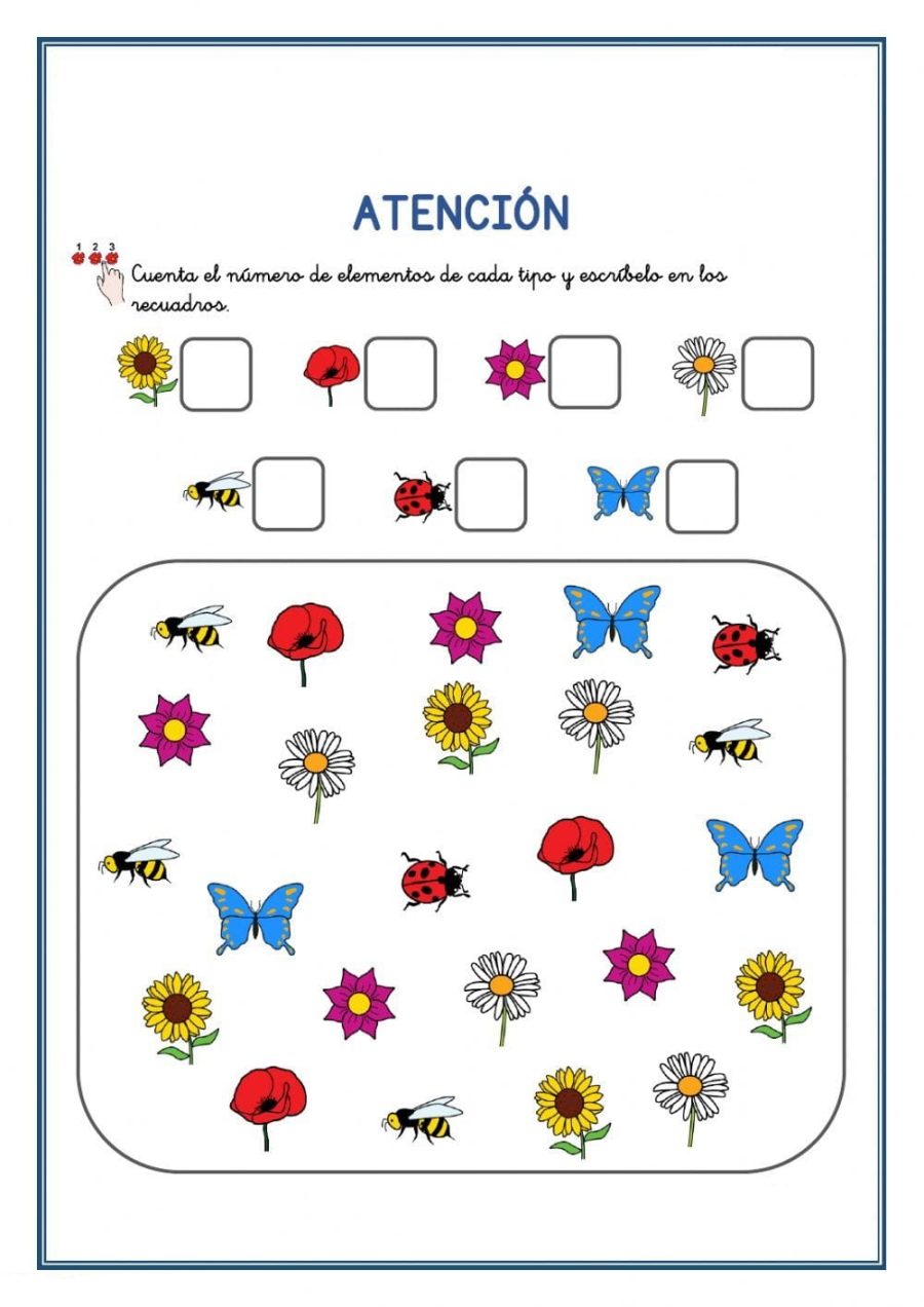 Fichas de repaso para el verano en 1º de primaria 1