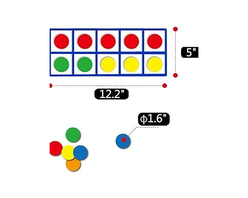 Actividades de juego con fichas de colores para matematicas 2