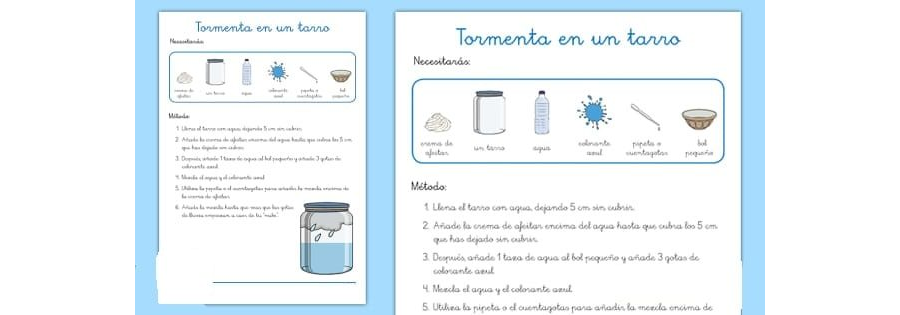 Actividades prácticas y experimentos científicos en fichas de ciencias naturales 3