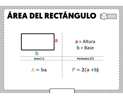 Área y perímetro de rectángulos 3