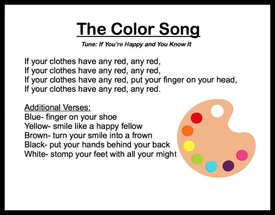 Canciones y actividades para aprender los colores en inglés 1
