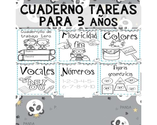 Cuaderno de actividades en PDF para niños de 2 y 3 años 1