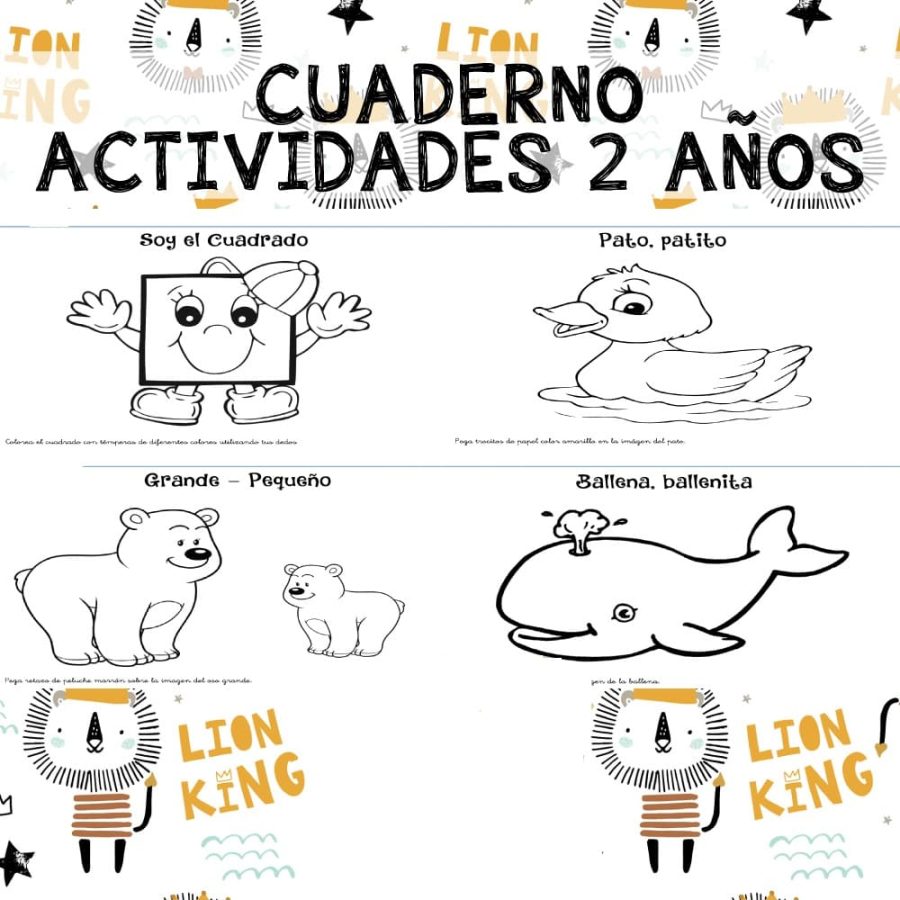 Cuaderno de actividades en PDF para niños de 2 y 3 años 3