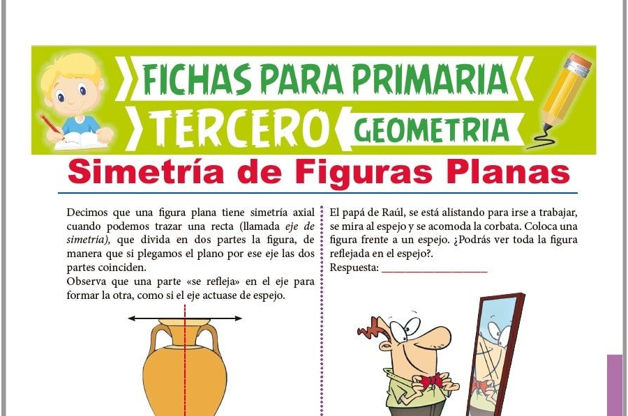 Definición de simetría en figuras planas 1