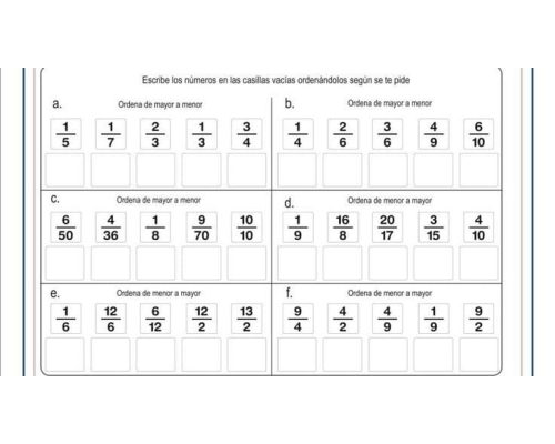 Ejemplos de ejercicios de sumas, restas, multiplicación y división 1