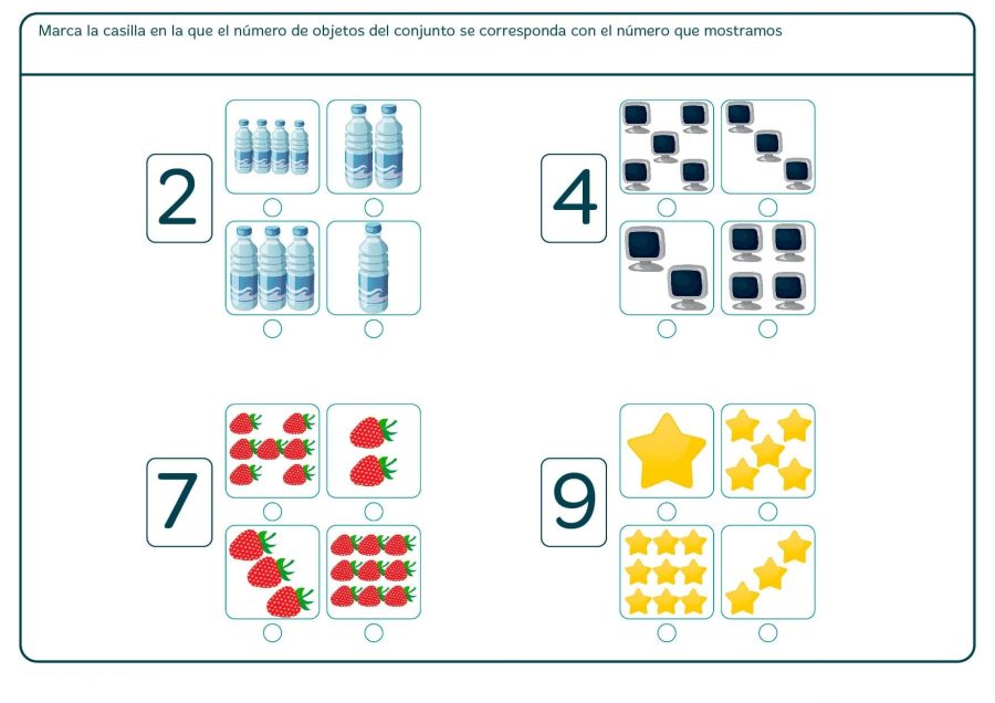 Ejemplos de fichas de matemáticas para imprimir 2