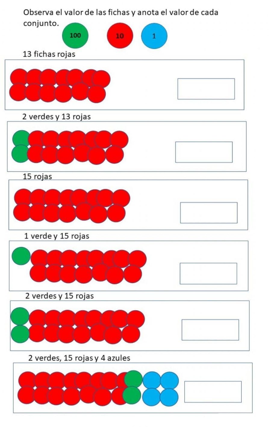 Enlace entre las matemáticas y el arte con las fichas de colores 3