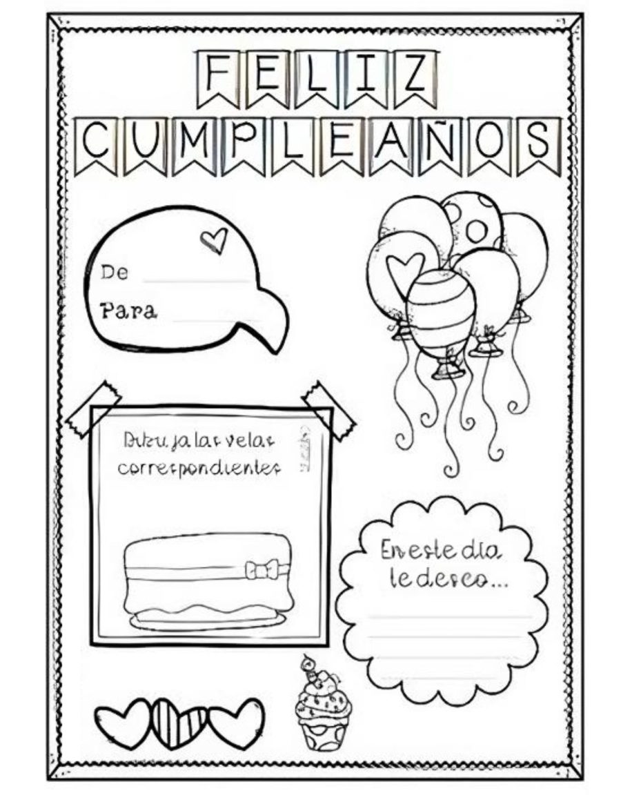 Ficha celebracion cumpleaños recursos 2