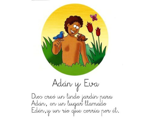 Fichas de Adán y Eva para estudiar 2