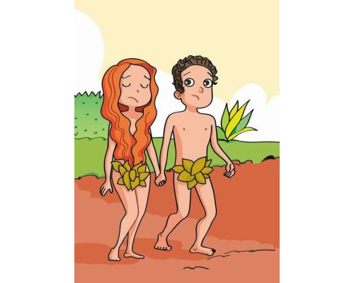 Fichas de Adán y Eva para imprimir 2