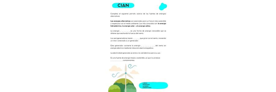 Fichas de color cian para escribir 2