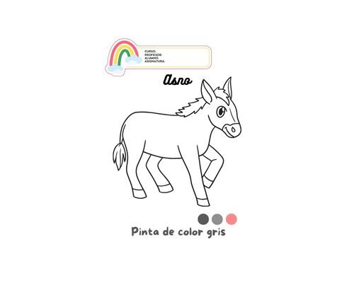 Fichas de color gris para colorear 2