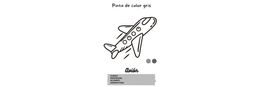 Fichas de color gris para colorear 3