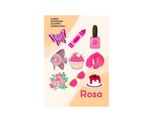 Fichas de color rosa para imprimir 3