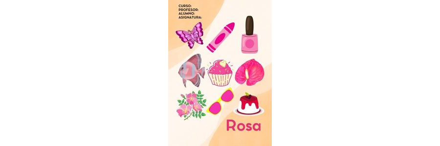 Fichas de color rosa para imprimir 3