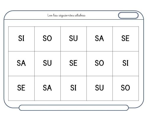 Fichas de consonantes para imprimir 2