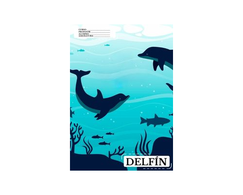 Fichas de delfines para imprimir 1