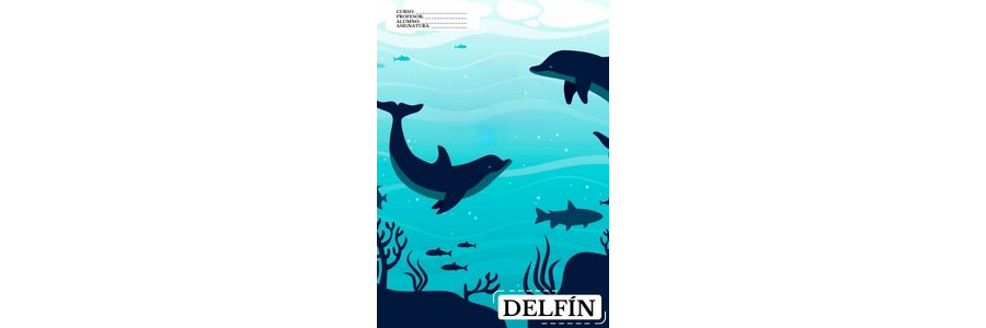 Fichas de delfines para imprimir 1