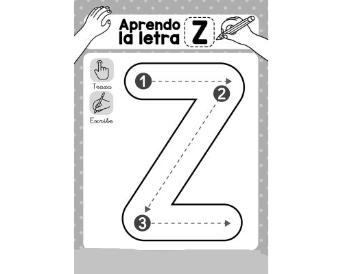 Fichas de la Z para imprimir 1