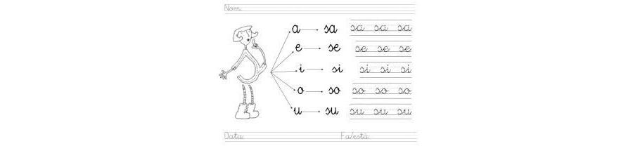 Fichas de la s minúscula 3