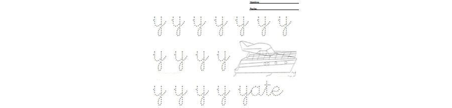 Fichas de la y minúscula 2