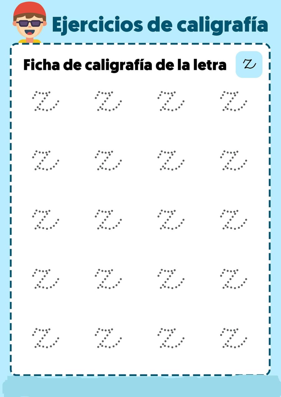 Fichas de la z minúscula 1