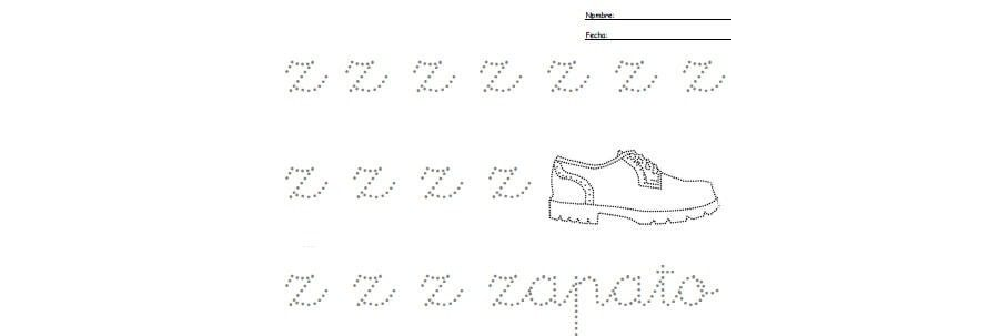 Fichas de la z minúscula 3