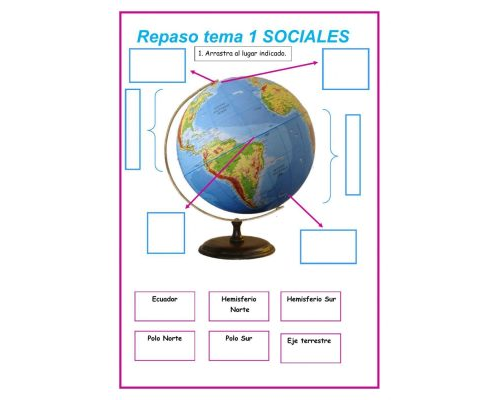 Fichas de repaso 4 primaria de Sociales 3