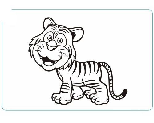 Fichas de tigres para imprimir 1