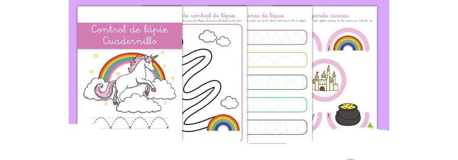 Fichas de unicornios para escribir 2