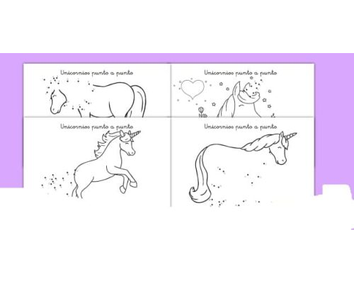 Fichas de unicornios para escribir 3