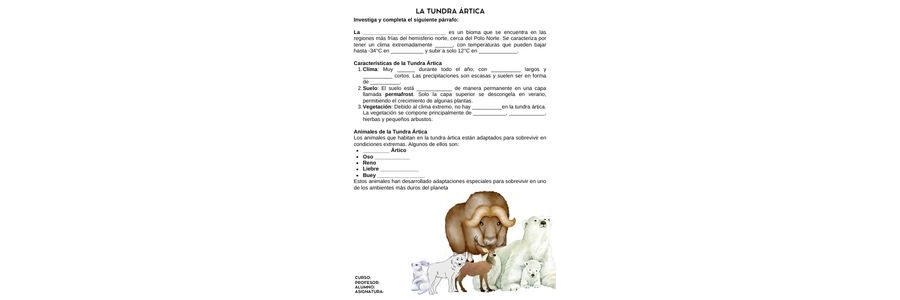 Fichas de zorros para escribir 1