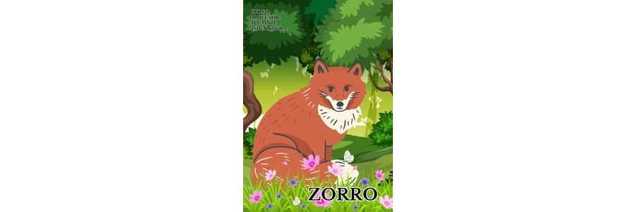 Fichas de zorros para imprimir 1