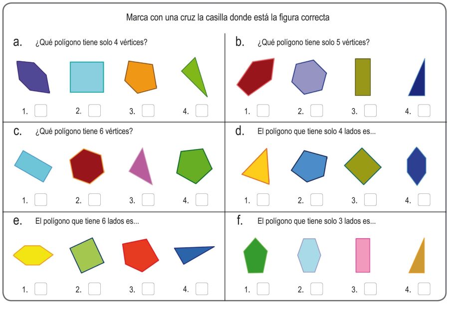 Fichas de geometria para dibujar 3