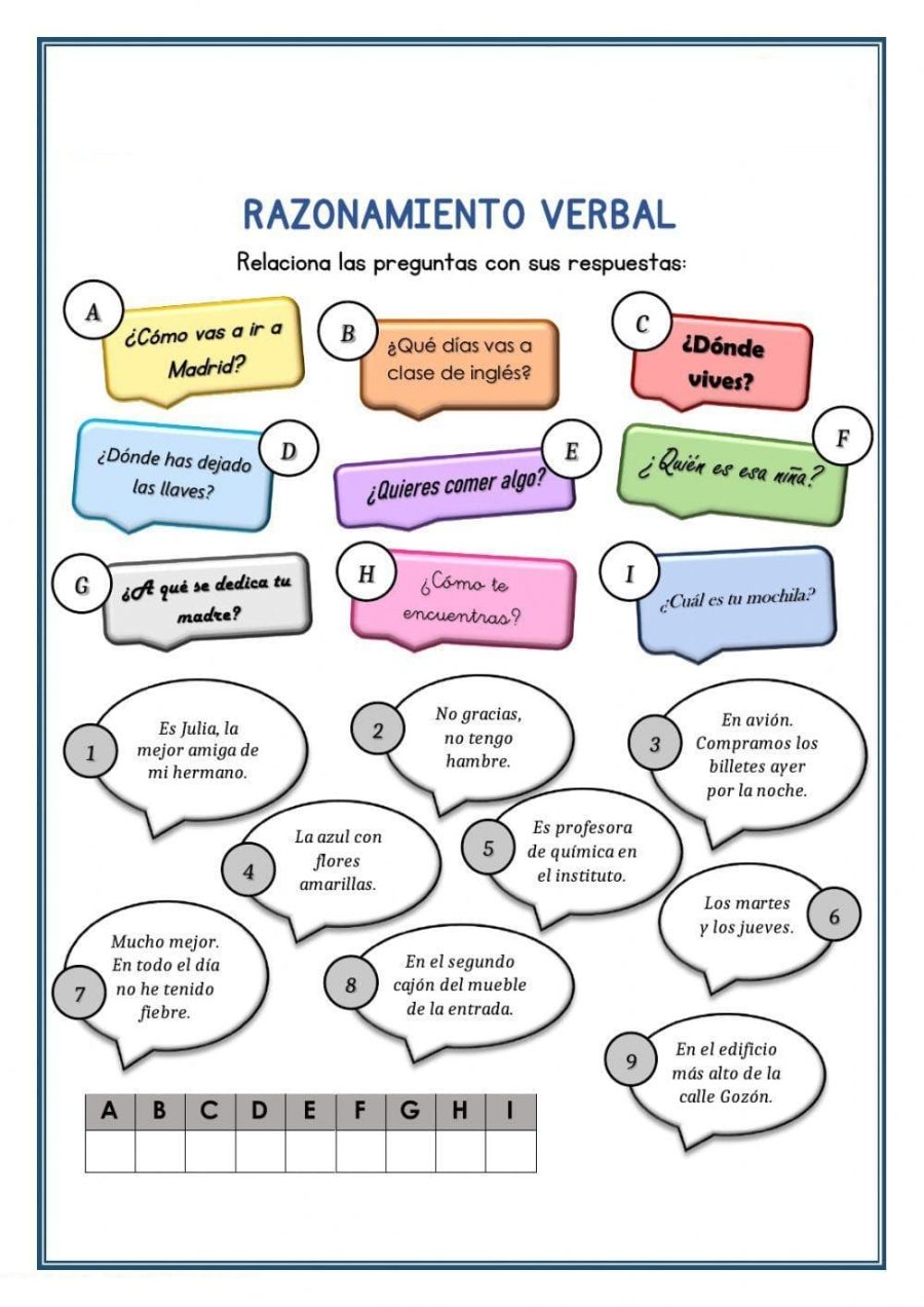 Fortalecimiento de habilidades de razonamiento verbal 2