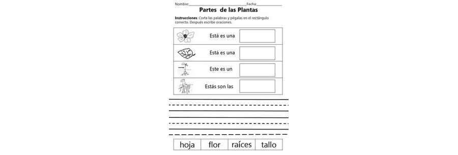 Plataformas educativas como herramienta para el aprendizaje de las partes de la planta 1