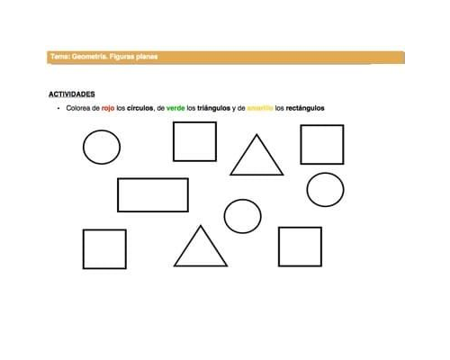 Geometría y formas planas 2