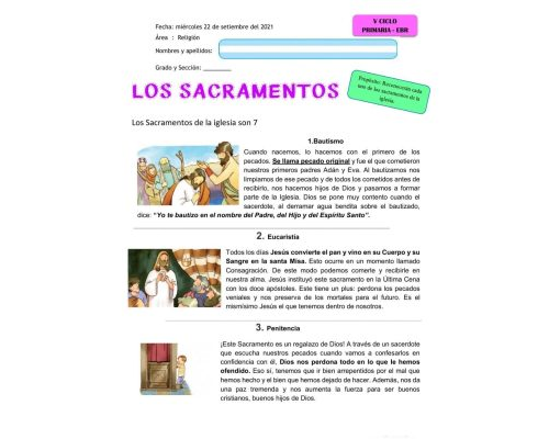 Los sacramentos 2