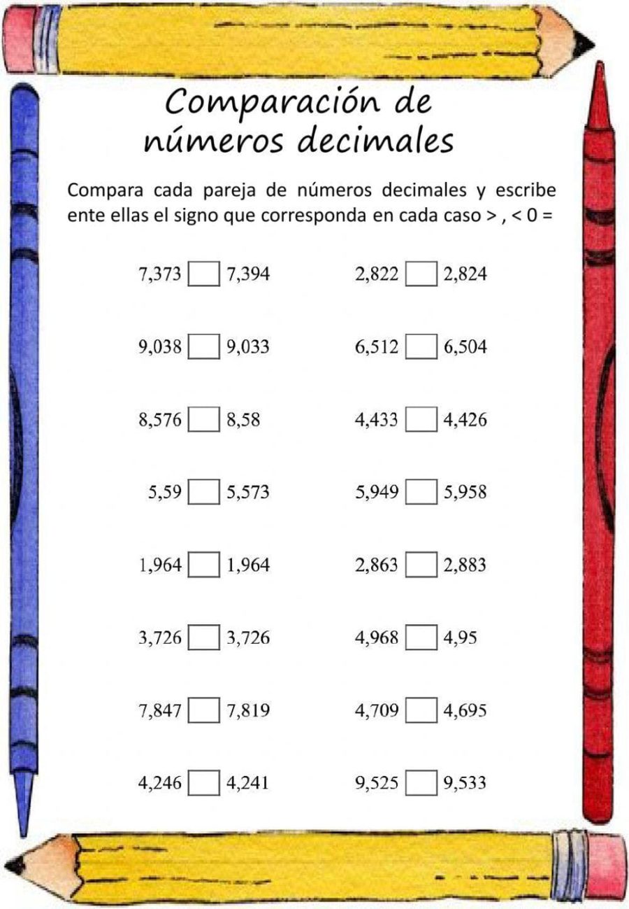 Números naturales y números decimales 3