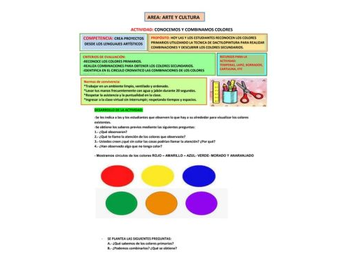 Relación entre los colores primarios y el desarrollo visual infantil 3