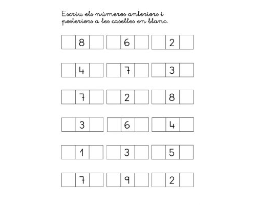 Uso de series numéricas para trabajar estos conceptos 2