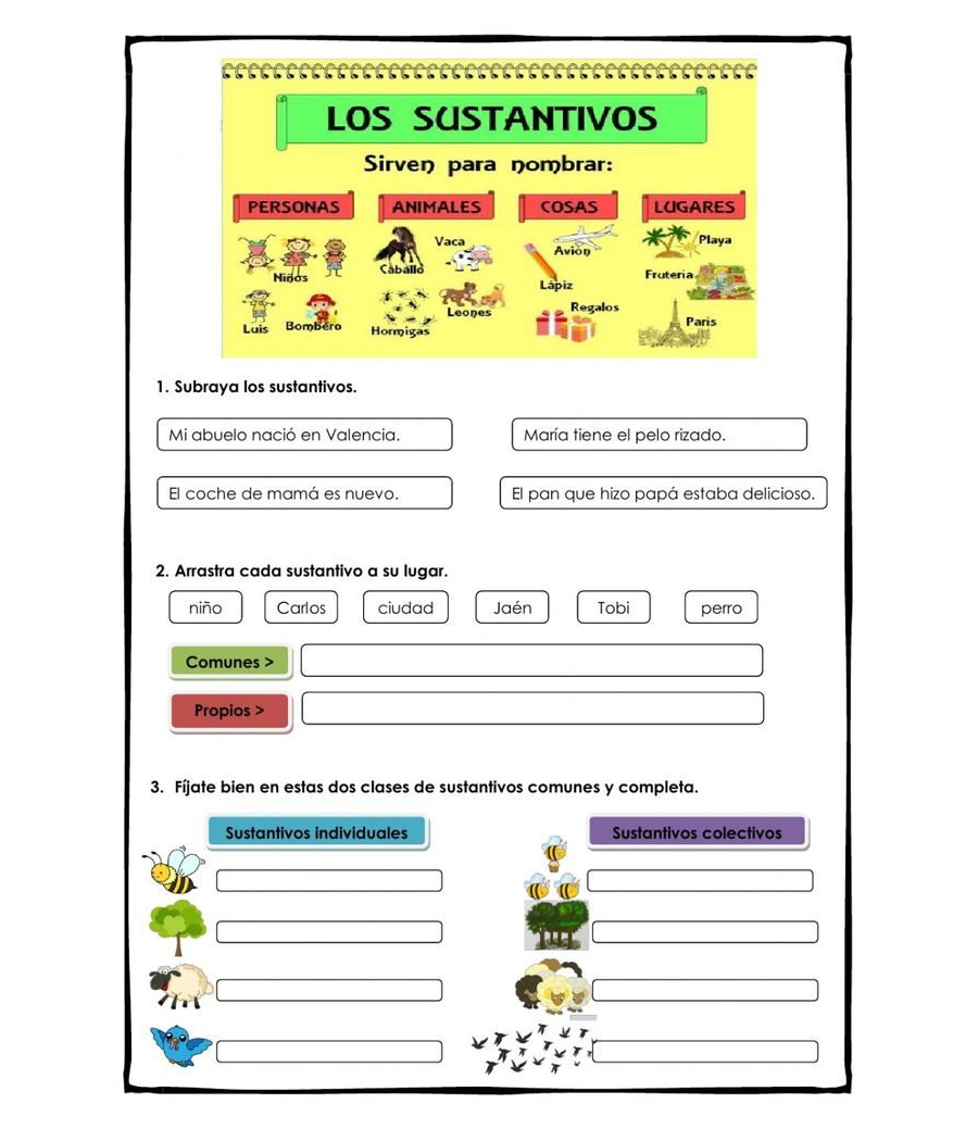 Uso de sustantivos en diferentes contextos 3