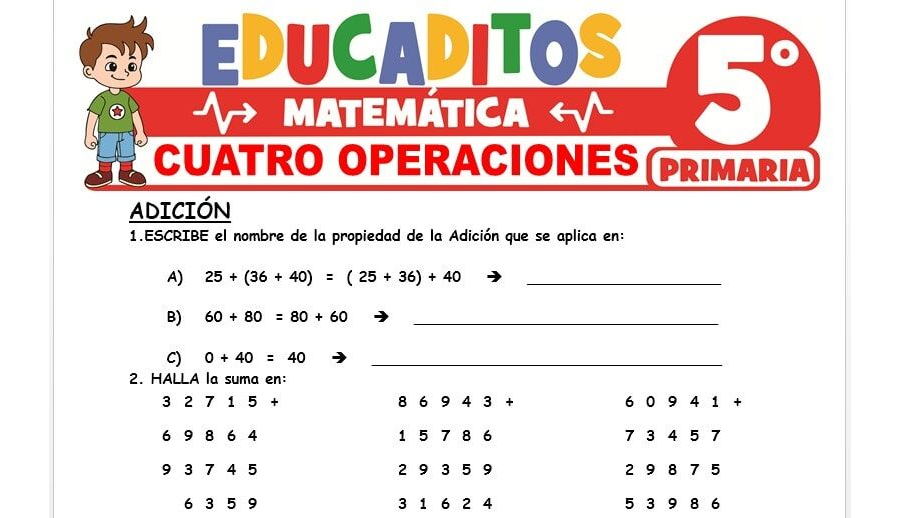 Problemas y operaciones matemáticas con el número 5 1